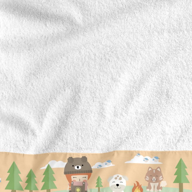 Towel set HappyFriday Happynois Camping Multicolour 2 Pieces