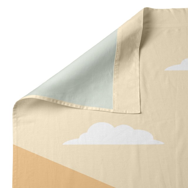 Jeu de draps HappyFriday Happynois Camping Multicouleur Lit de bébé