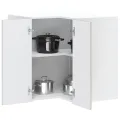 Armoire murale d'angle de cuisine Kalmar sonoma gris