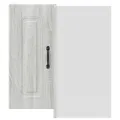 Armoire murale d'angle de cuisine Kalmar sonoma gris