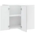 Armoire murale d'angle de cuisine Kalmar sonoma gris
