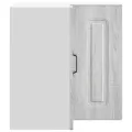 Armoire murale d'angle de cuisine Kalmar sonoma gris