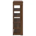 Étagère à chaussures chêne marron 80x30x98 cm bois d'ingénierie