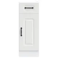 Armoire de cuisine Kalmar blanc bois d'ingénierie