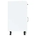 Armoire de cuisine Kalmar blanc bois d'ingénierie