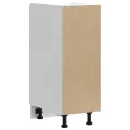 Armoire de cuisine Kalmar blanc bois d'ingénierie