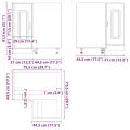 Armoire d'angle de cuisine Kalmar chêne sonoma bois ingénierie