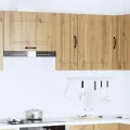 Armoire murale cuisine Kalmar chêne artisanal bois d'ingénierie
