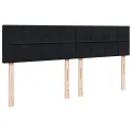  Cadre de lit ottoman avec matelas noir 160x200 cm velours