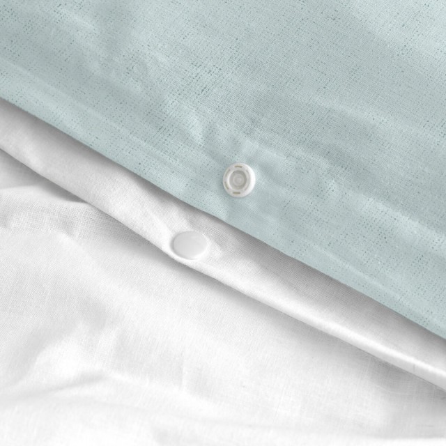 Housse de Couette HappyFriday Blanc Foliage mint Multicouleur 200 x 20