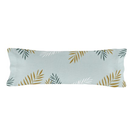 Kussensloop HappyFriday Blanc Foliage Mint Multicolour 45 x 110 cm