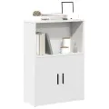 Bibliothèque blanc 60x24x85 cm bois d'ingénierie