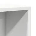 Bibliothèque blanc 60x24x85 cm bois d'ingénierie