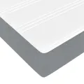  Cadre de lit ottoman et matelas gris clair 160x200cm tissu