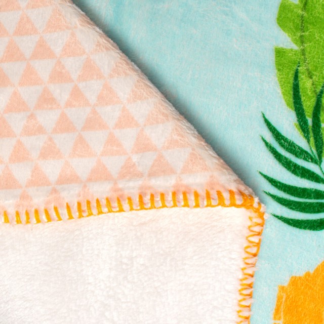 Couverture HappyFriday Mr Fox Wild Multicouleur Microfibre 110 x 140 c