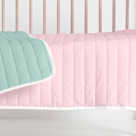 Bedspread (quilt) HappyFriday Basic Kids Dash Mint 100 x 130 cm