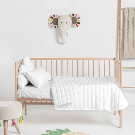 Trapunta HappyFriday Basic Kids Dash Bianco 100 x 130 cm