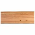 Table à manger marron clair bois de chêne massif rectangulaire