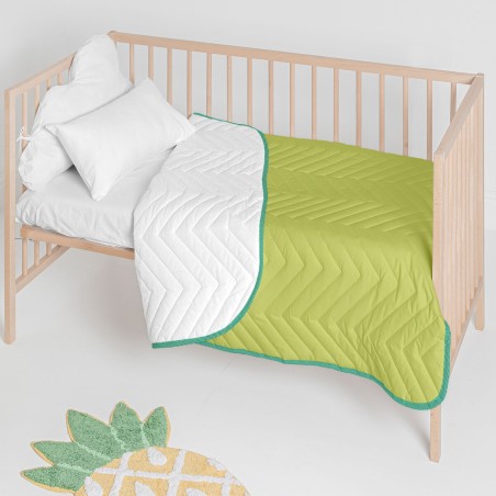 Trapunta HappyFriday Basic Kids Arista Verde 100 x 130 cm