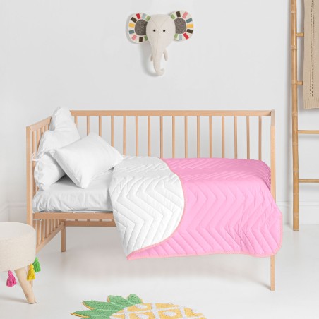 Sprei HappyFriday Basic Kids Arista Roze 100 x 130 cm