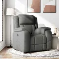 Fauteuil inclinable Gris foncé Tissu