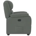 Fauteuil inclinable Gris foncé Tissu