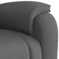 Fauteuil inclinable Gris foncé Tissu