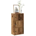 Bibliothèque vieux bois 40x24x77 cm bois d'ingénierie