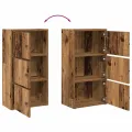 Bibliothèque vieux bois 40x24x77 cm bois d'ingénierie
