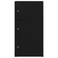 Bibliothèque chêne noir 40x24x77 cm bois d'ingénierie