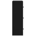 Bibliothèque chêne noir 40x24x77 cm bois d'ingénierie