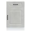 Armoire de cuisine Kalmar gris béton bois d'ingénierie