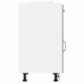 Armoire de cuisine Kalmar gris béton bois d'ingénierie