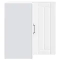 Armoire d'angle murale de cuisine Lucca blanc bois d'ingénierie