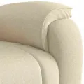 Fauteuil inclinable Crème Tissu
