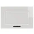 Armoire murale de cuisine Kalmar blanc brillant bois ingénierie