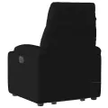 Fauteuil inclinable de massage électrique Noir Tissu