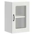 Armoire murale de cuisine avec porte en verre Kalmar blanc