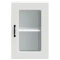 Armoire murale de cuisine avec porte en verre Kalmar blanc
