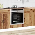 Armoire à four Kalmar vieux bois bois d'ingénierie