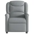 Fauteuil inclinable Gris clair Tissu