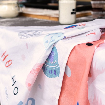 Kitchen Cloth HappyFriday Xmas Ho Ho Ho Multicolour 70 x 50 cm (2 Unit 2