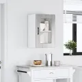 Armoire murale de cuisine et porte en verre Kalmar sonoma gris