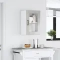 Armoire murale de cuisine avec porte en verre Kalmar gris béton