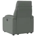 Fauteuil inclinable électrique gris foncé tissu