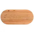 Table à manger 220x100x74 cm bois de chêne massif ovale