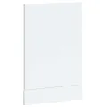 Panneau de lave-vaisselle Kalmar blanc brillant 45x1,5x67 cm