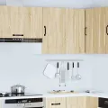 Armoire murale de cuisine Kalmar chêne sonoma bois d'ingénierie
