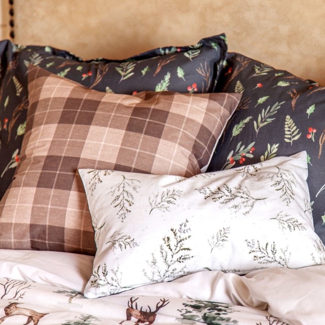 Set van kussenhoesjes HappyFriday Mystical winter Multicolour 2 Onderd