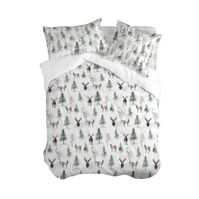 Drap housse HappyFriday HAPPYFRIDAY Multicouleur Lit 2 persones 28 x 2